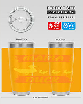 Mama Duck Style 26#- duck- Tumbler