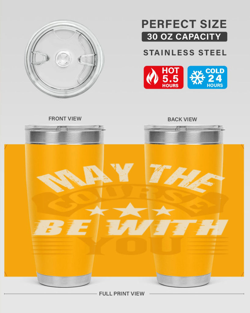 May the course be with you 43#- farming and gardening- Tumbler