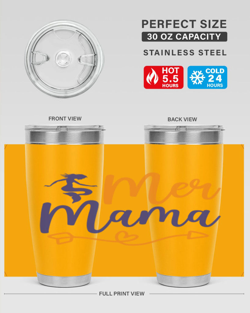 Mer Mama 331#- mermaid- Tumbler