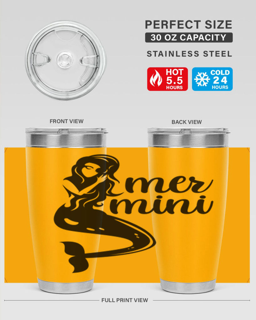 Mer mini 352#- mermaid- Tumbler