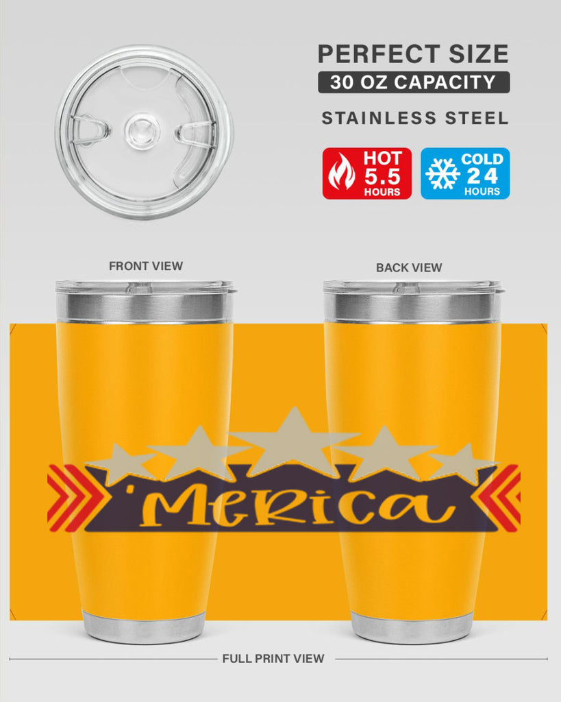 Merica Style 135#- Fourt Of July- Tumbler