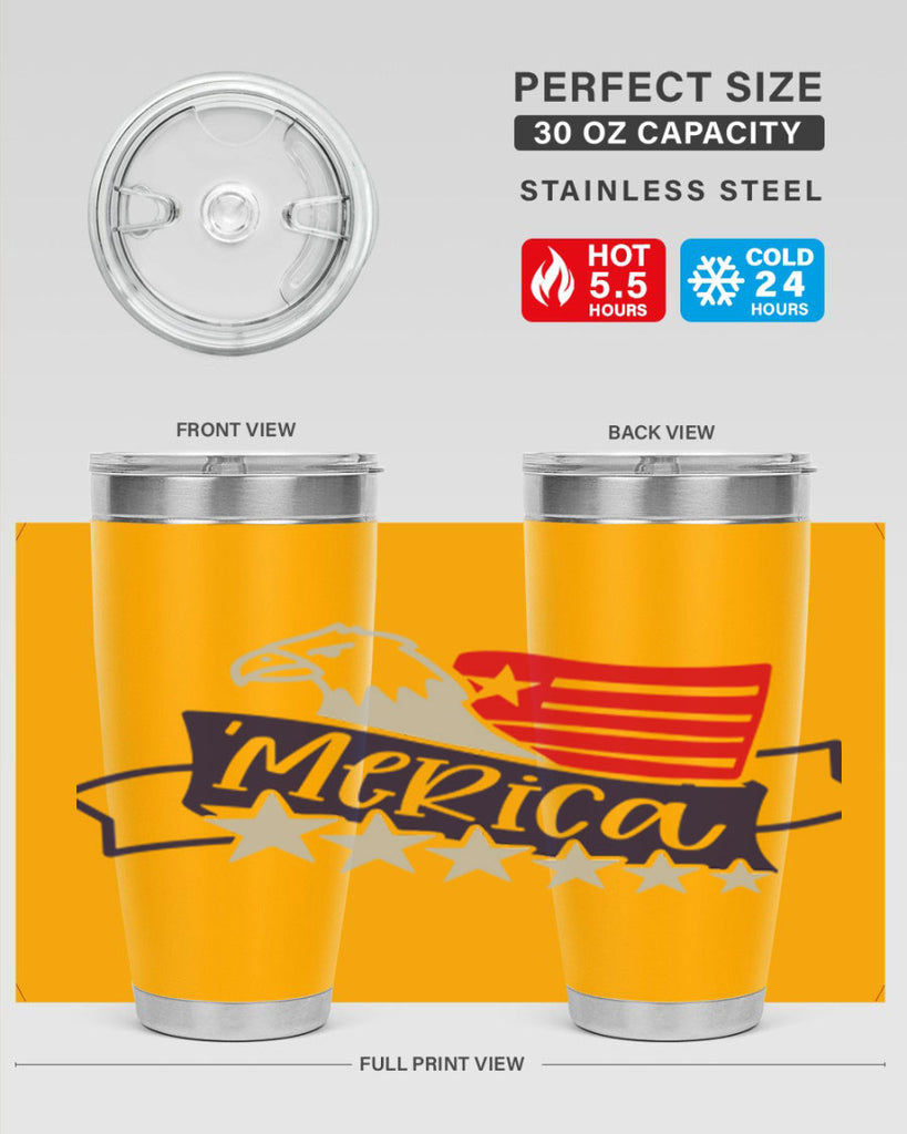 Merica Style 136#- Fourt Of July- Tumbler
