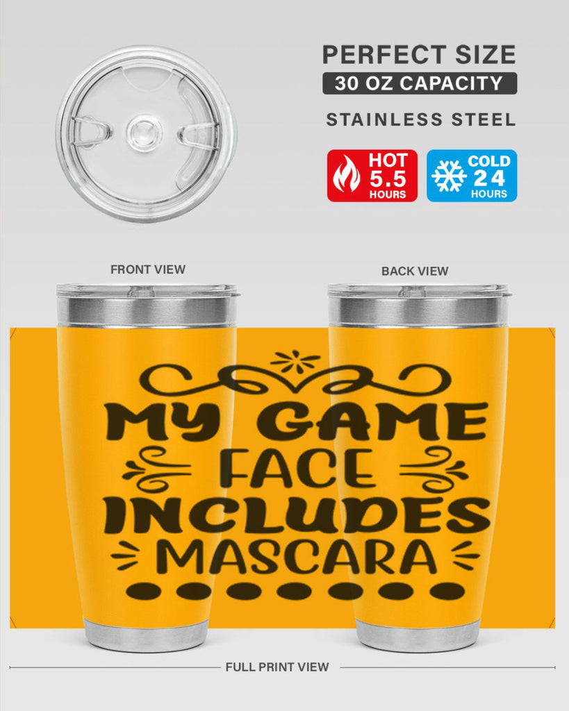My Game Face Includes Mascara 128#- fashion- Cotton Tank