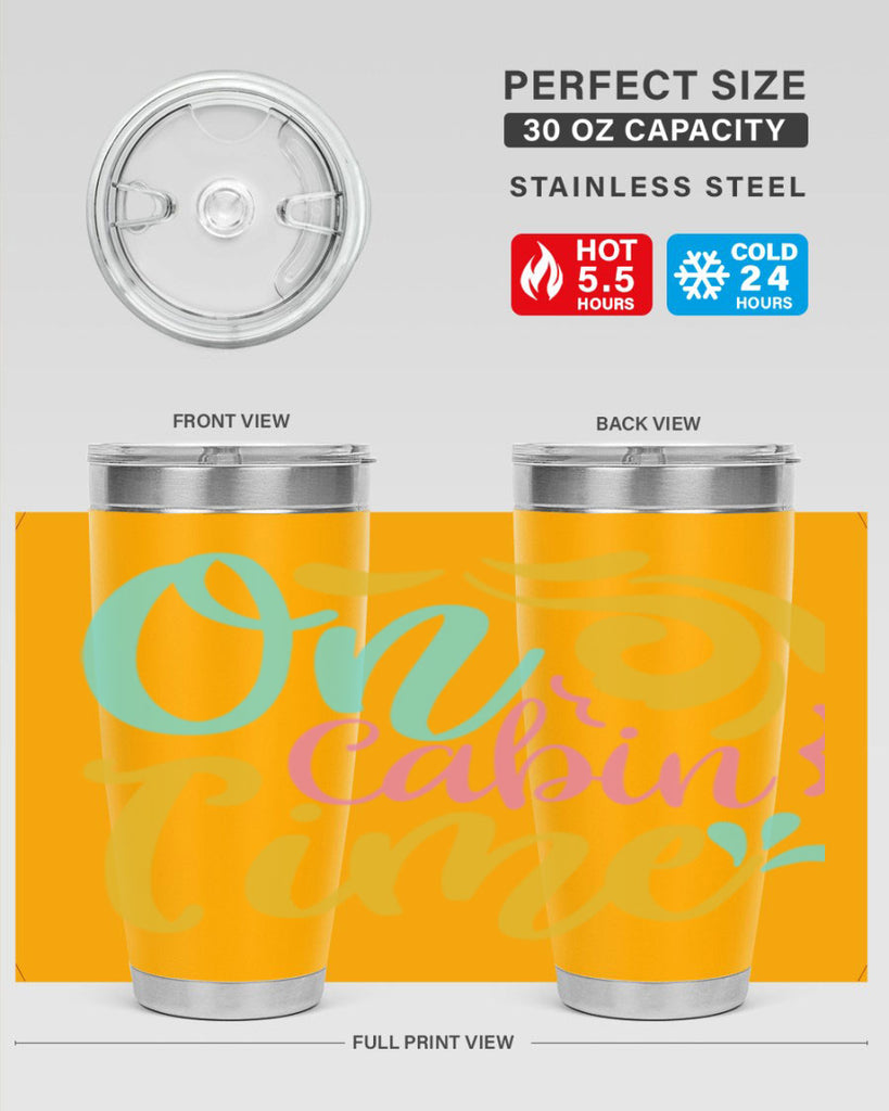 ON CABIN TIME Style 59#- summer- Tumbler