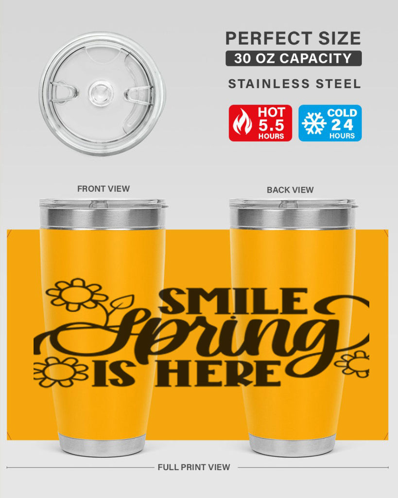 PNG_Smile Spring Is Here395#- spring- Tumbler
