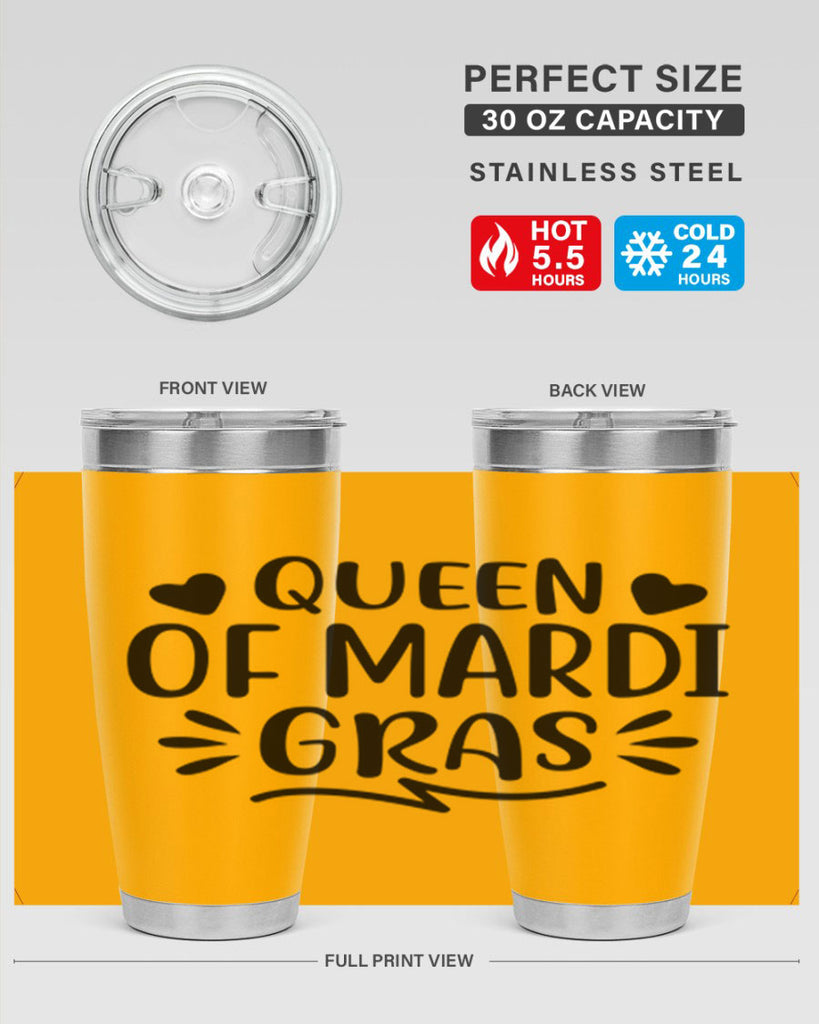 Queen Of Mardi Gras 133#- fashion- Cotton Tank