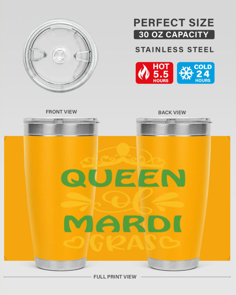 Queen Of Mardi Gras 134#- fashion- Cotton Tank