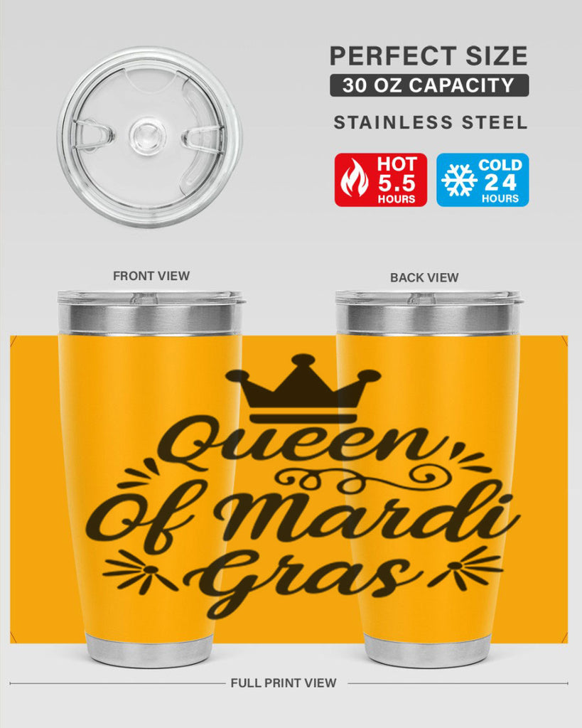 Queen Of Mardi Gras 135#- fashion- Cotton Tank