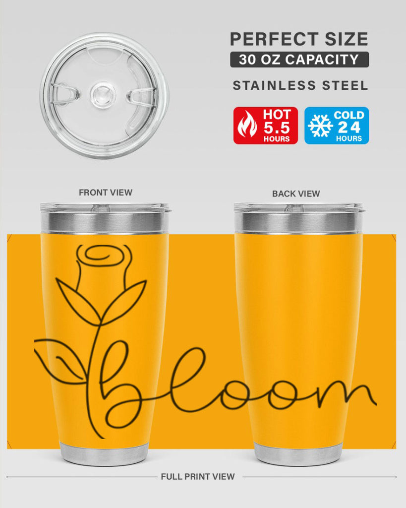 Rosebud line bloom400#- spring- Tumbler