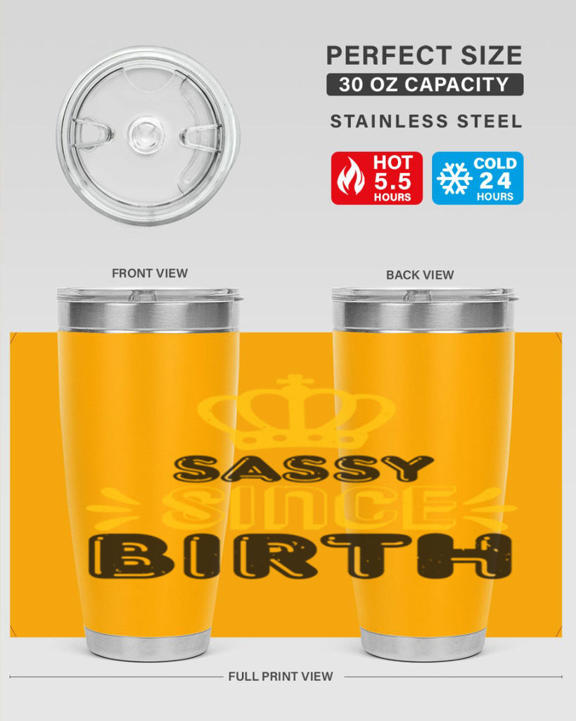 Saddy since birth Style 16#- baby shower- tumbler