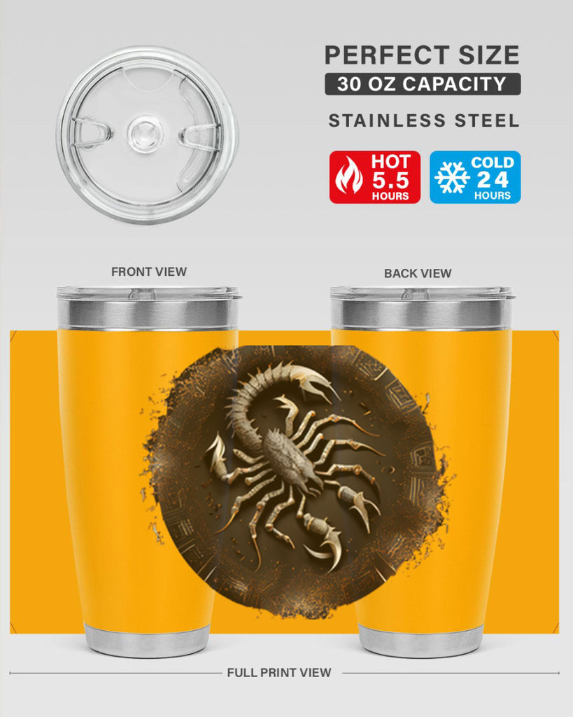 Scorpius 467#- zodiac- Tumbler