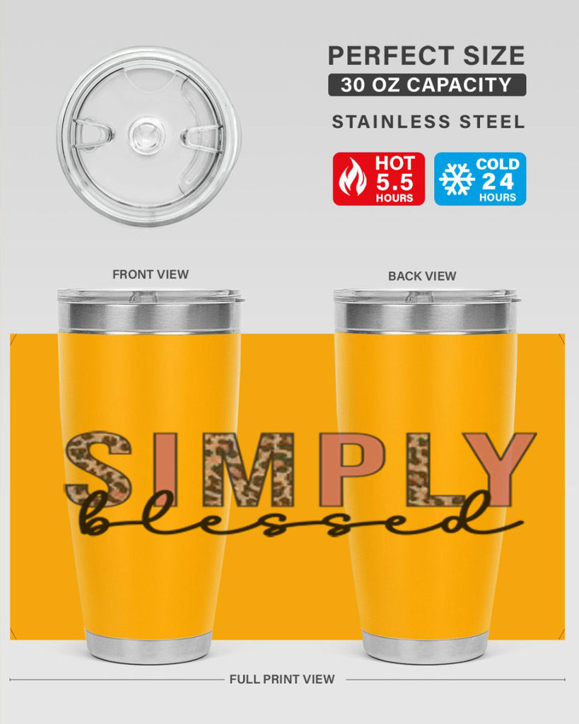 Simply blessed 575#- fall- Tumbler