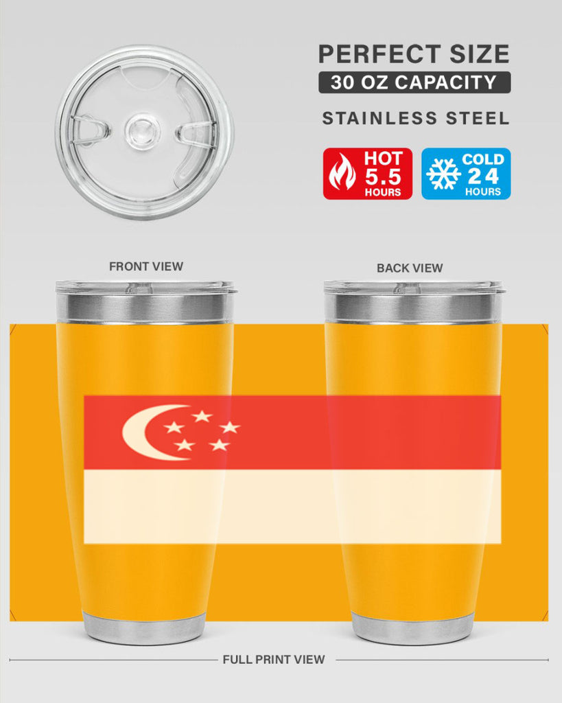 Singapore 41#- world flags- Tumbler