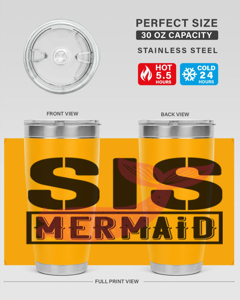 Sis mermaid 599#- mermaid- Tumbler
