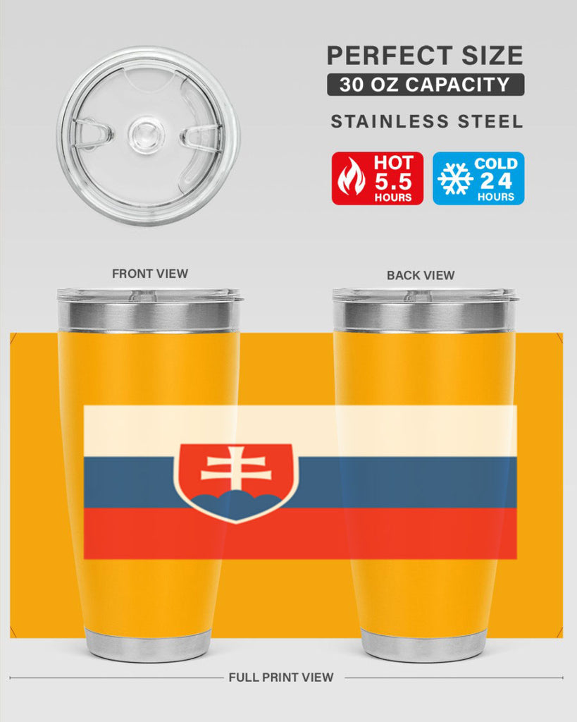 Slovakia 40#- world flags- Tumbler
