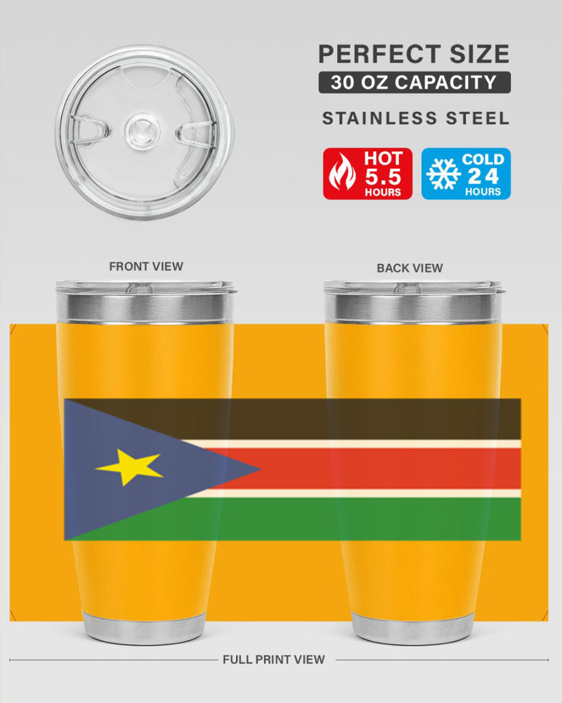 South Sudan 34#- world flags- Tumbler