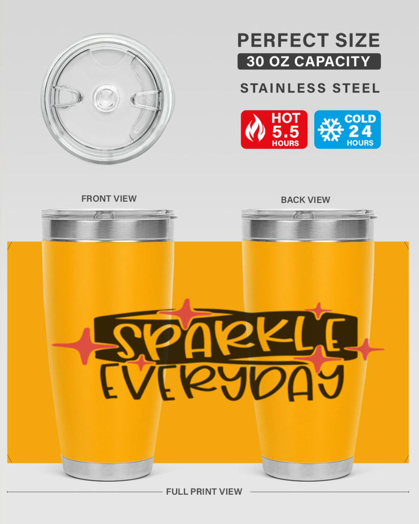 Sparkle Everyday Style 20#- make up- Tumbler