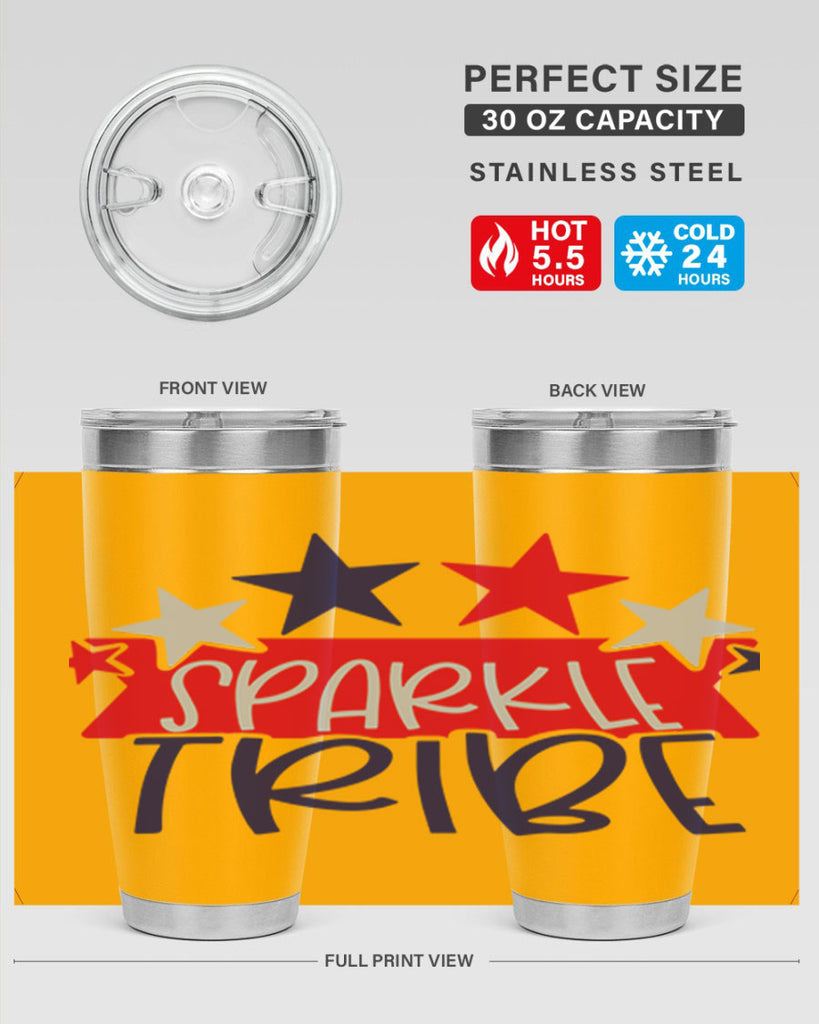 Sparkle Tribe Style 172#- Fourt Of July- Tumbler