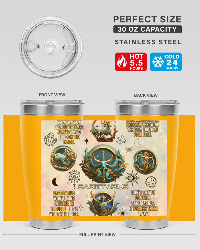 StraightSaggitarius 476#- zodiac- Tumbler