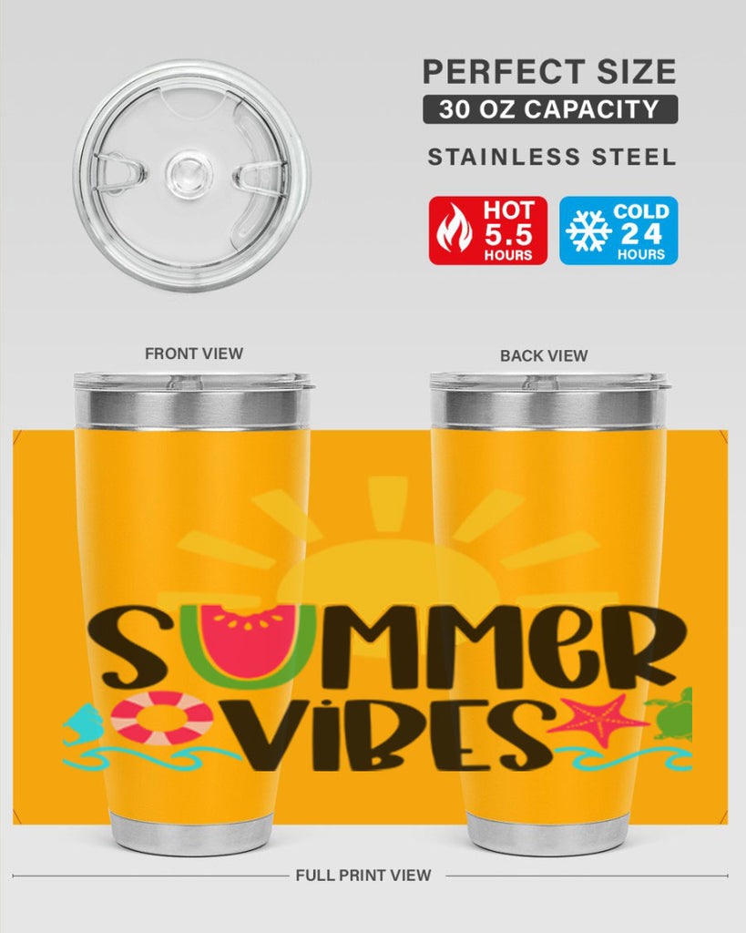 Summer Vibes Style 19#- summer- Tumbler