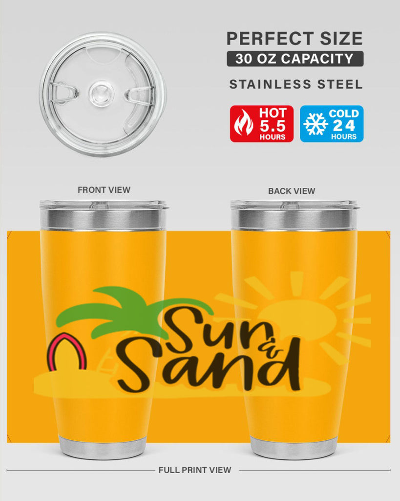 Sun Sand Style 17#- summer- Tumbler