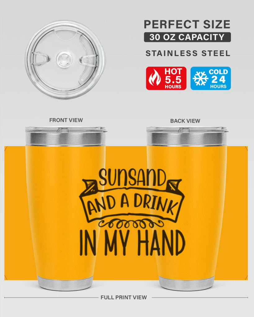 Sunsandandadrinkin 483#- zodiac- Tumbler