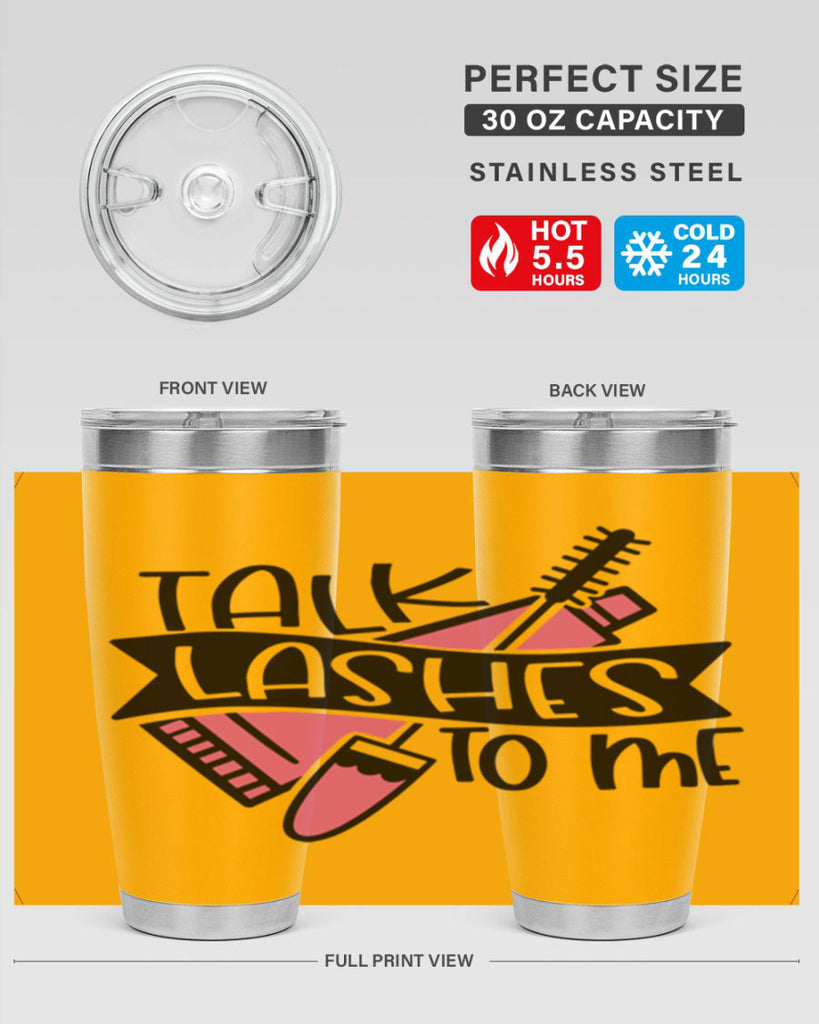 Talk Lashes To Me Style 17#- make up- Tumbler
