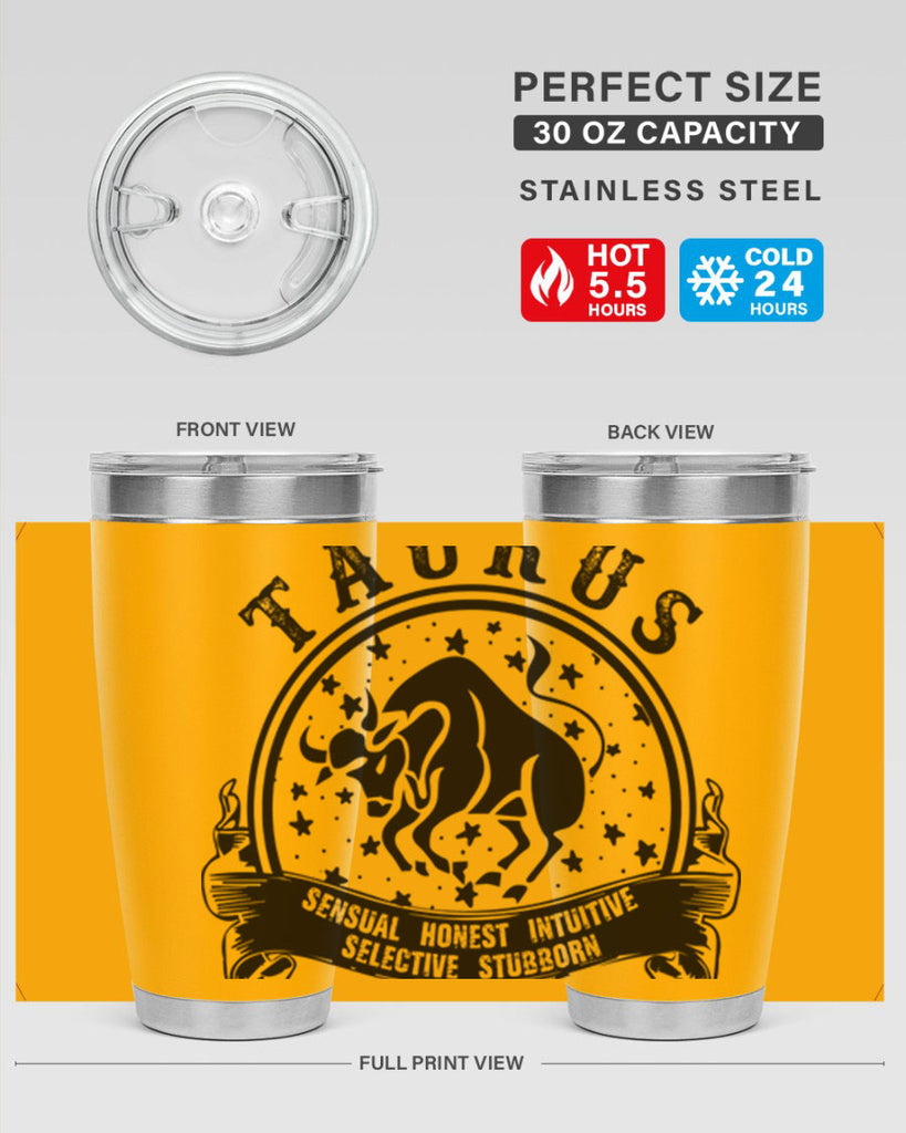 Taurus 5#- zodiac- Tumbler
