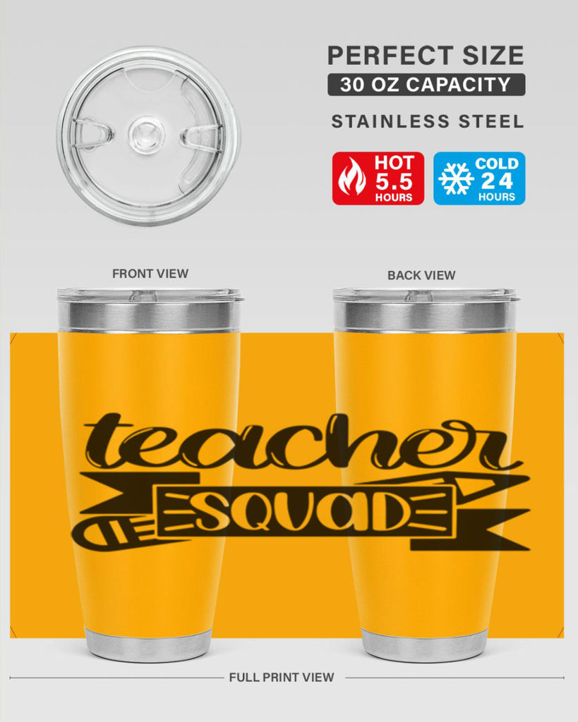 Teacher Squad Style 48#- teacher- tumbler