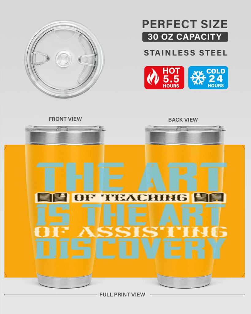 The art of teaching is the art of assisting discovery Style 15#- coaching- tumbler