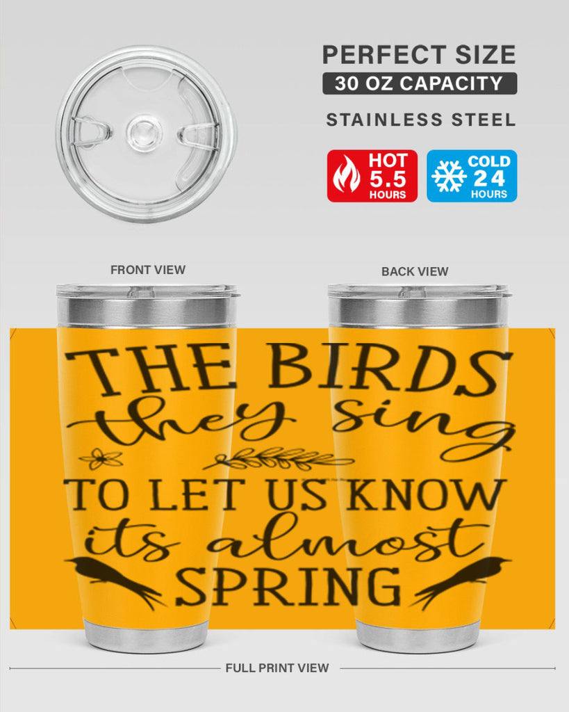 The birds they sing to 543#- spring- Tumbler