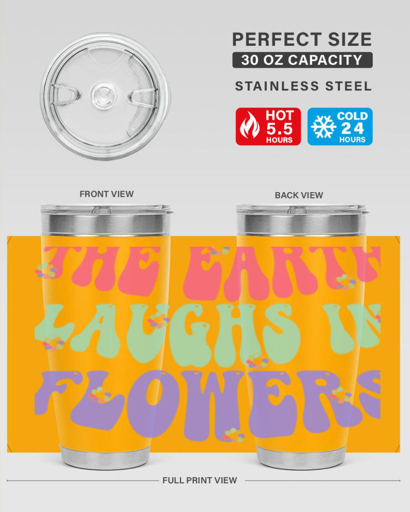 The earth laughs in flowers 532#- spring- Tumbler