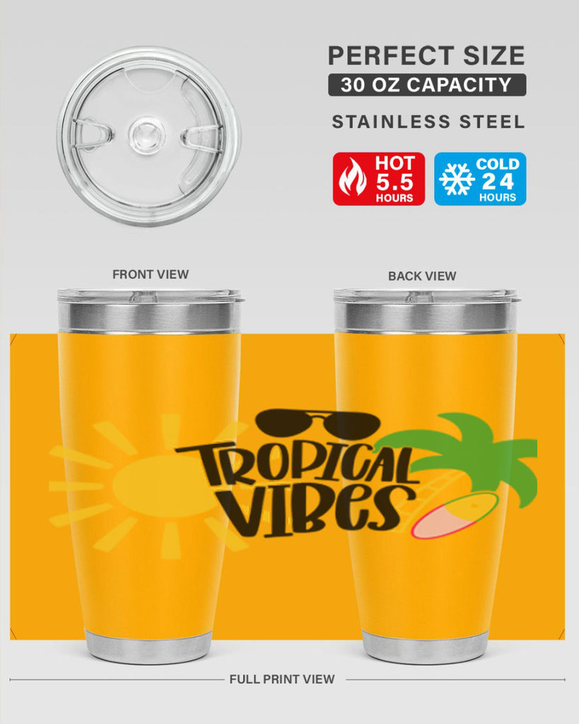 Tropical Vibes Style 9#- summer- Tumbler