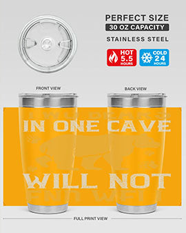 Two bears in one cave will not end well 39#- Bears- Tumbler
