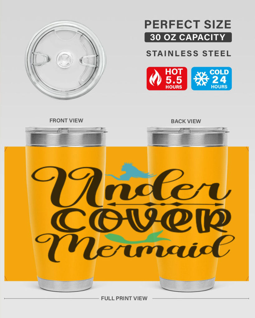 Under Cover Mermaid 651#- mermaid- Tumbler