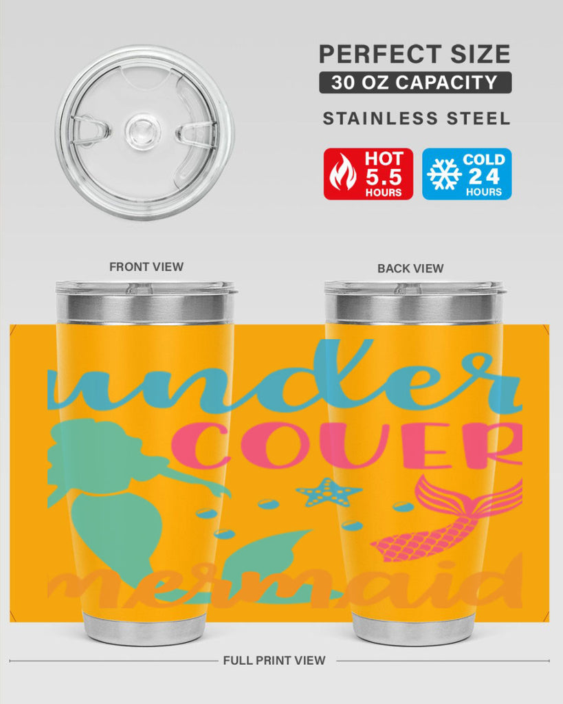 Under Cover Mermaid Design 654#- mermaid- Tumbler