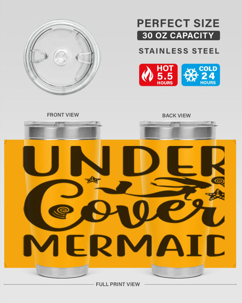 Under cover mermaid design 655#- mermaid- Tumbler