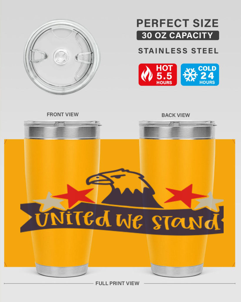 United We Stand Style 178#- Fourt Of July- Tumbler