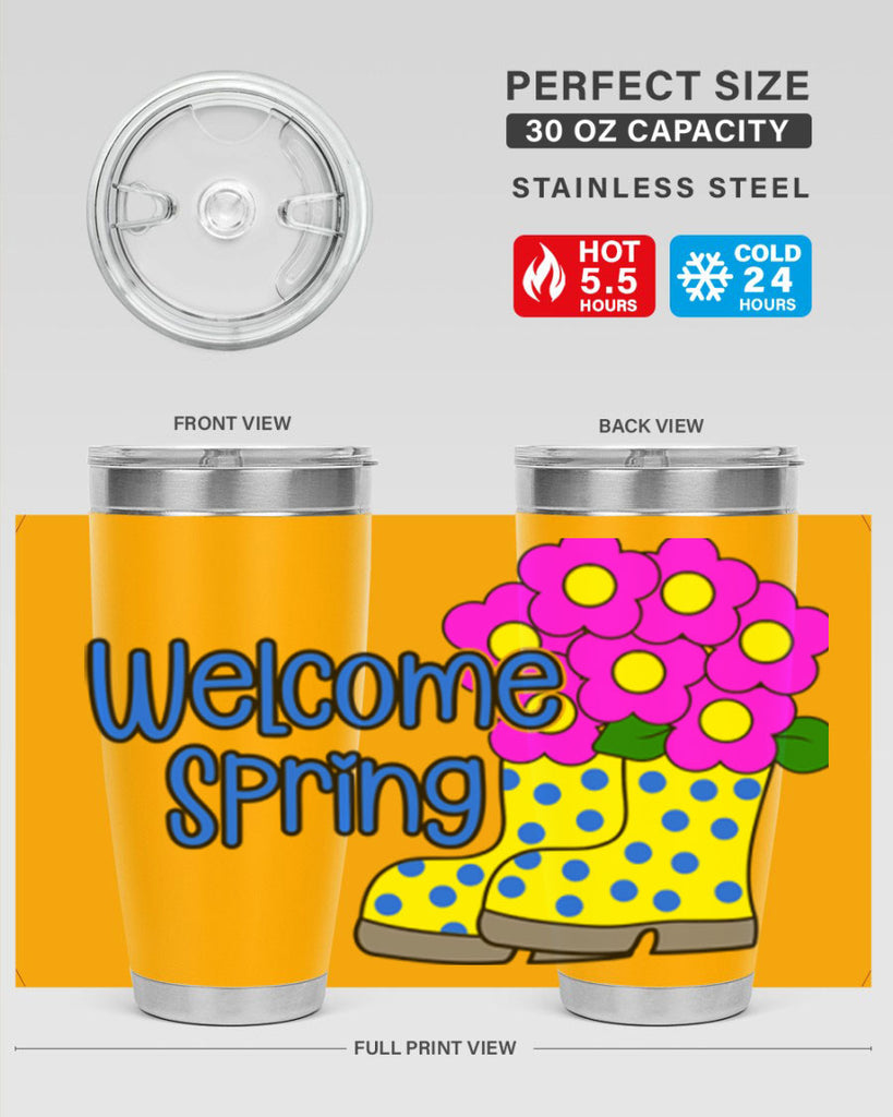 Welcome Spring rainboots page577#- spring- Tumbler
