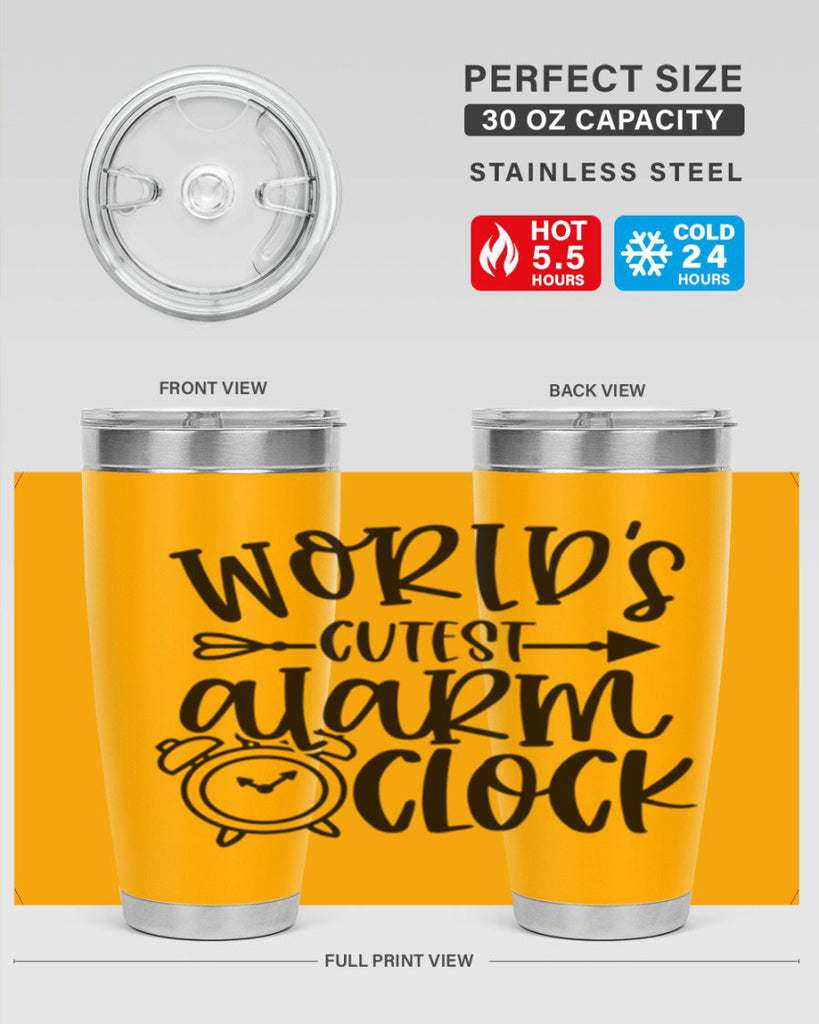 Worlds Cutest Alarm Clock Style 14#- baby- tumbler