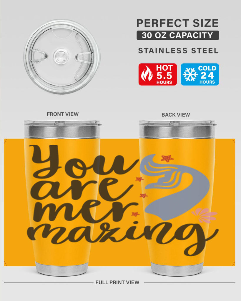 You are mermazing 681#- mermaid- Tumbler