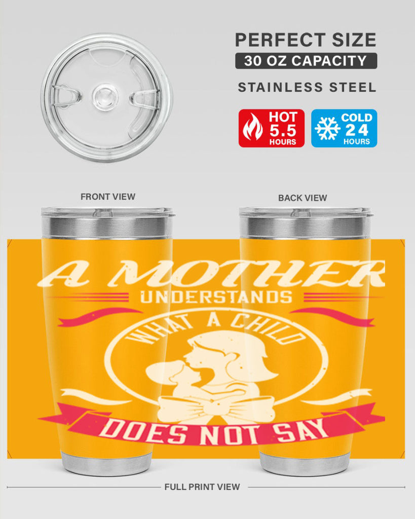 a mother understands 8#- mothers day- Tumbler