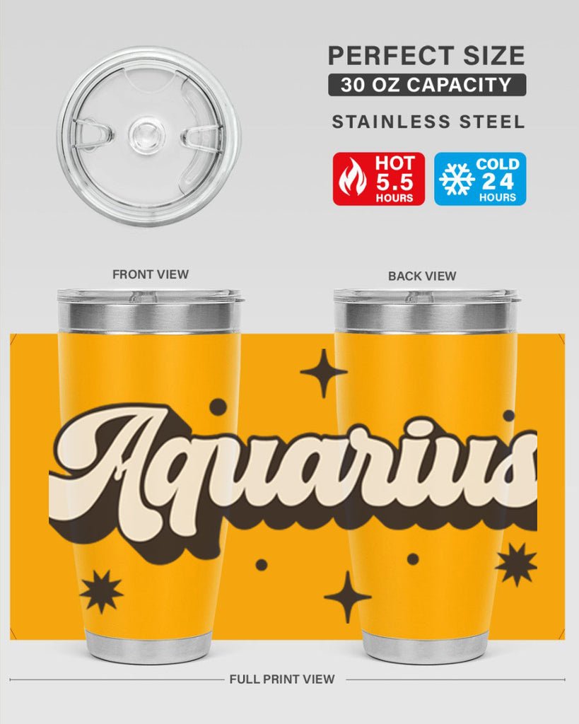 aquarius 82#- zodiac- Tumbler