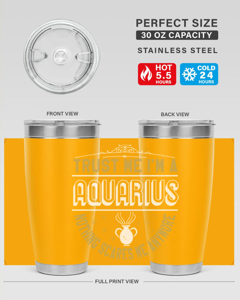 aquarius 87#- zodiac- Tumbler