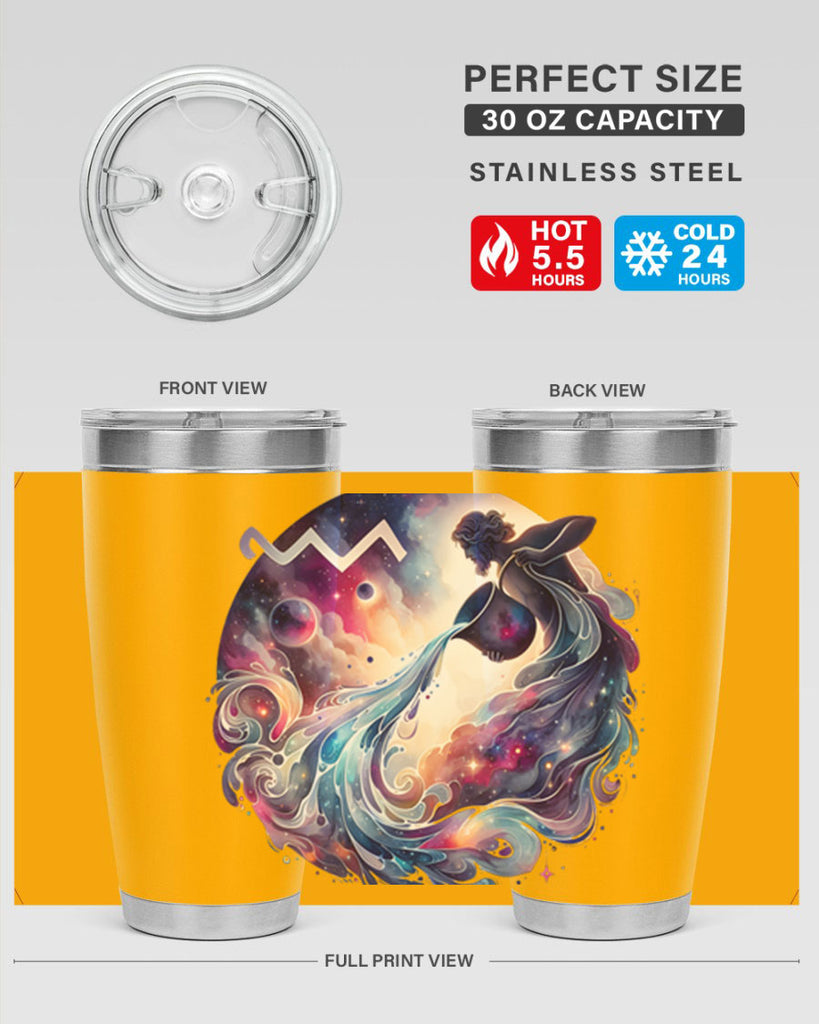 aquarius 89#- zodiac- Tumbler
