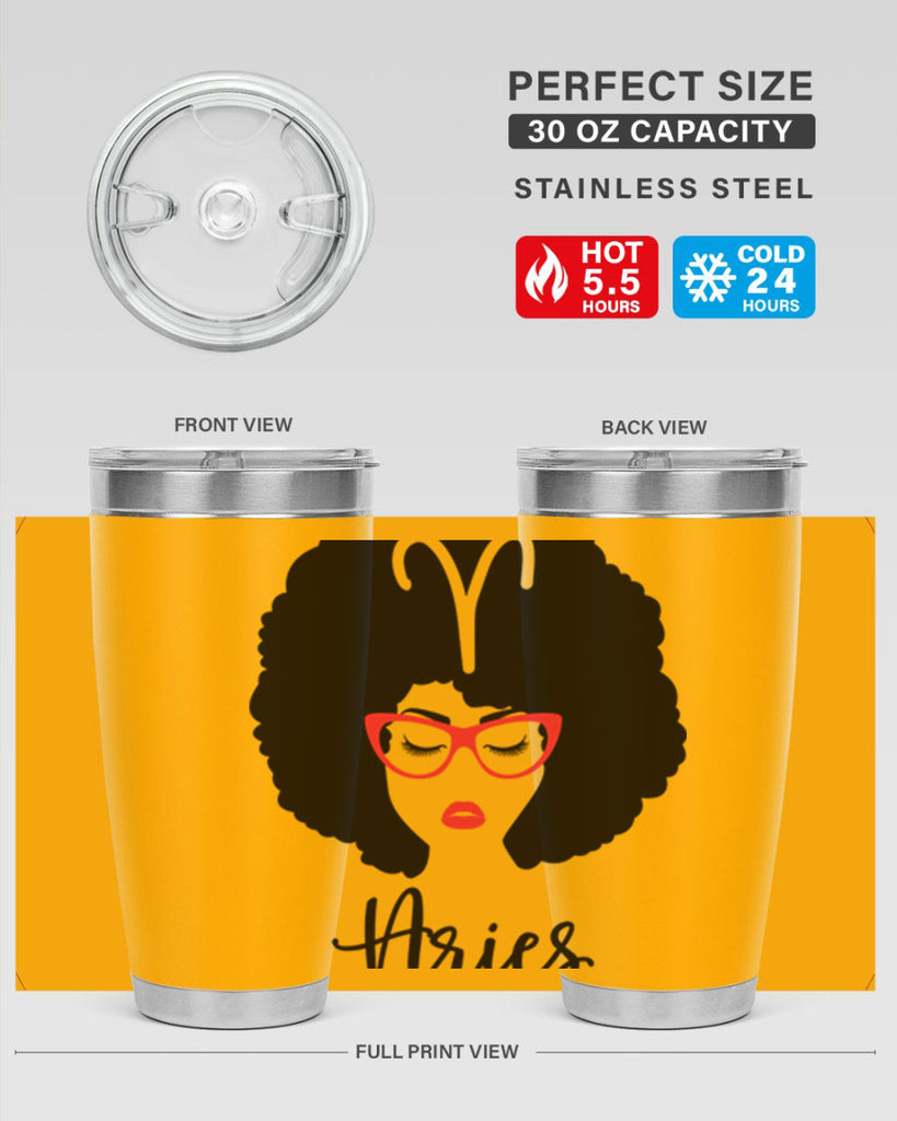 aries 122#- zodiac- Tumbler
