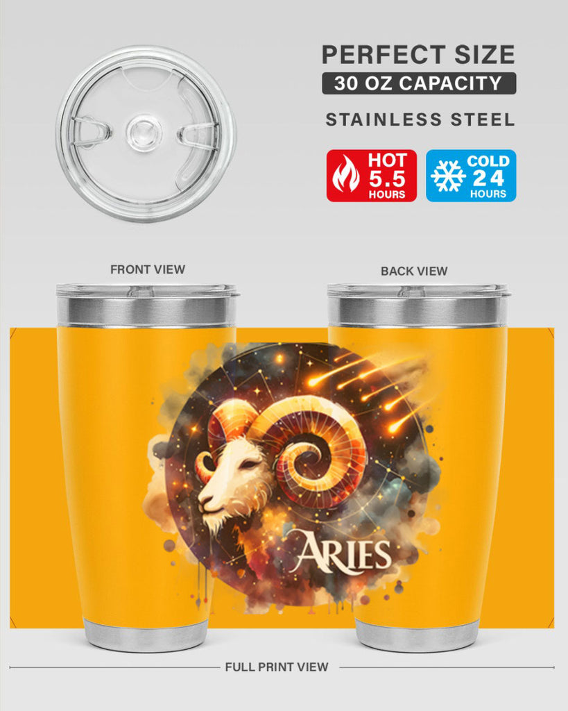 aries 127#- zodiac- Tumbler
