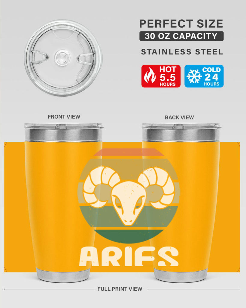 aries 134#- zodiac- Tumbler