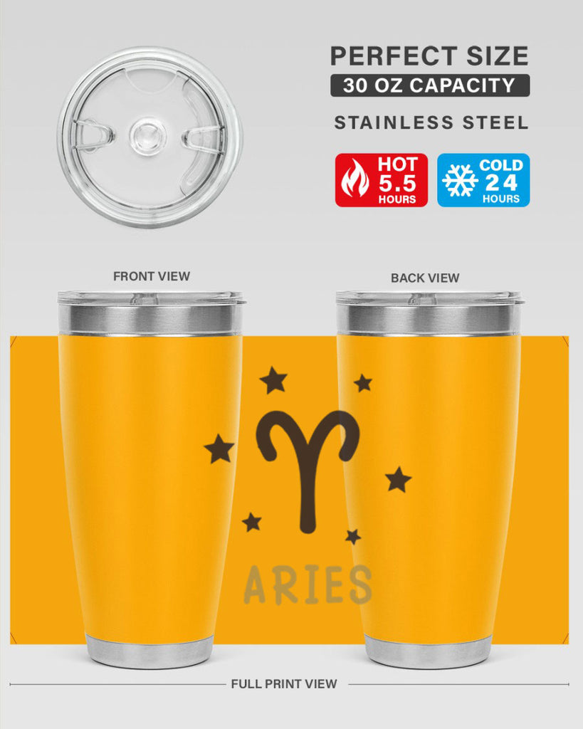 aries 135#- zodiac- Tumbler