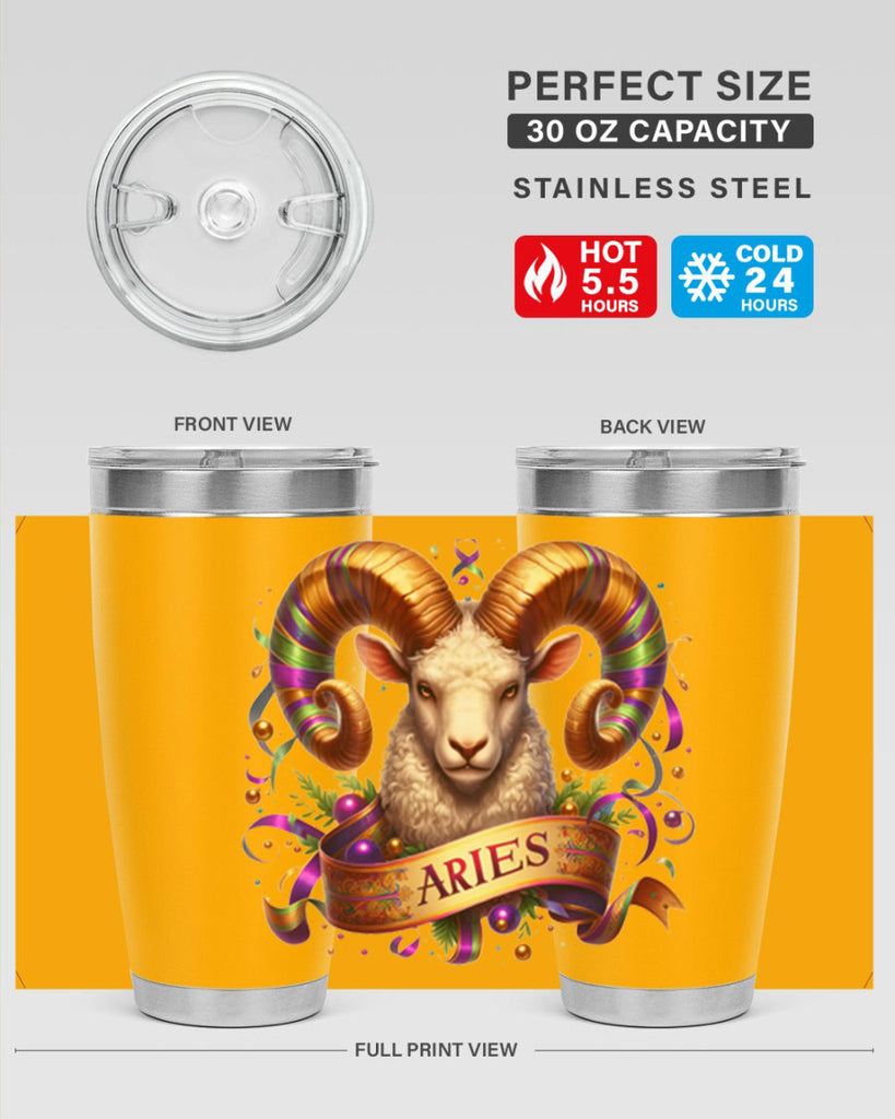 aries 136#- zodiac- Tumbler